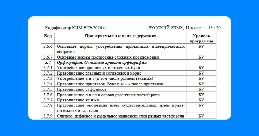 Подготовка ЕГЭ