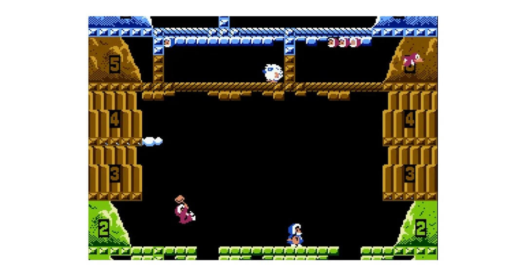 Игра денди вдвоём: Ice Climber