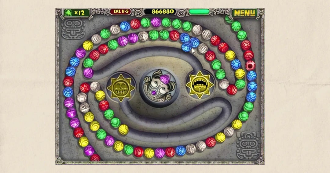 Zuma Deluxe игра на ПК