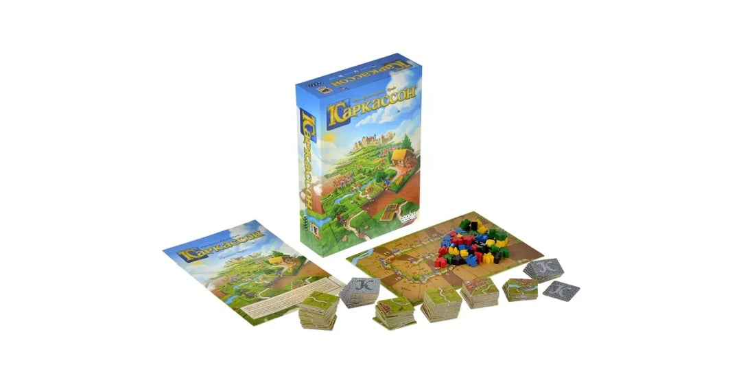 Настольная игра для детей и взрослых: «Каркассон»