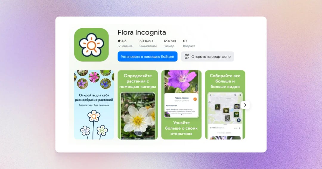 Flora Incognita Приложения распознавание растений