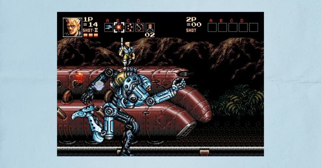 Contra: Hard Corps Игра Sega на два джойстика: Contra: Hard Corps